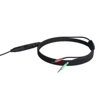 Наушники RITMIX RH-516M, компьютерные, микрофон, 105 дБ, 32 Ом, 3.5 мм, 3 м, чёрные