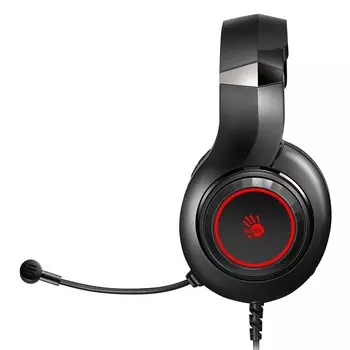 Наушники с микрофоном A4Tech Bloody G220S черный 2м мониторные USB оголовье (G220S USB/ BLA 102942