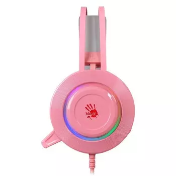 Наушники с микрофоном A4Tech Bloody G521 розовый 2.3м мониторные USB оголовье (G521 ( PINK 1029423