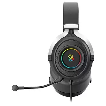 Наушники с микрофоном A4Tech Bloody G535P черный/серебристый 2м мониторные оголовье (G535P 1029469