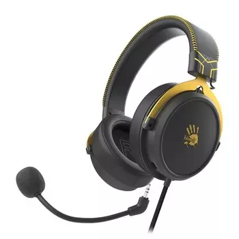 Наушники с микрофоном A4Tech Bloody M590i желтый/серый 1м мониторные USB оголовье (M590I SP 106857