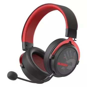 Наушники с микрофоном A4Tech Bloody MR590 Sports красный/черный 1.5м мониторные BT/Radio/3. 106857
