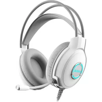 Наушники с микрофоном A4Tech Fstyler FH300U белый 2м мониторные USB оголовье (FH300U WHITE) 100465