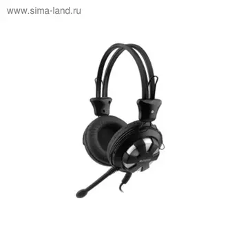 Наушники с микрофоном A4Tech HS-28 1.8м мониторы оголовье (HS-28 (BLACK)) черный