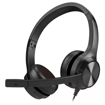 Наушники с микрофоном Creative Chat USB черный 2.1м накладные USB оголовье (51EF0980AA000) 1004660