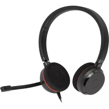 Наушники с микрофоном Jabra Evolve 20 MS Stereo черный 1.2м накладные USB оголовье (4999-823 10046