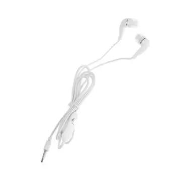Наушники SmartBuy S4 SBH-012K, вакуумные, микрофон, 93 дБ, 16 Ом, 3.5 мм, 1 м, белые