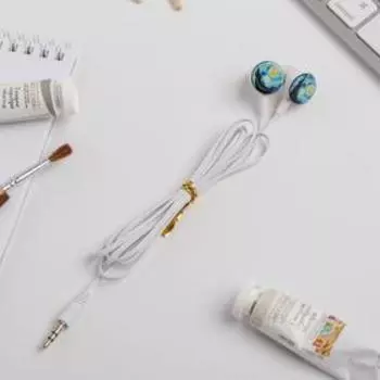 Наушники вакуумные на открытке «Музыка-искусство», 11 х 20,8 см