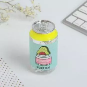 Наушники вакуумные с микрофоном в банке Antidepressant, 9 х 5 см