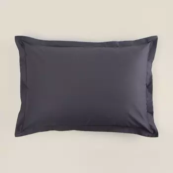 Наволочка 300ТС SL Home Graphite 5070+3 см, сатин, 100% хлопок