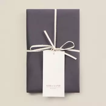 Наволочка 300ТС SL Home Graphite 7070+3 см, сатин, 100% хлопок