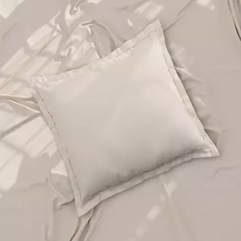 Наволочка 300ТС SL Home Percale 7070+3 см, молочный, 100% хлопок