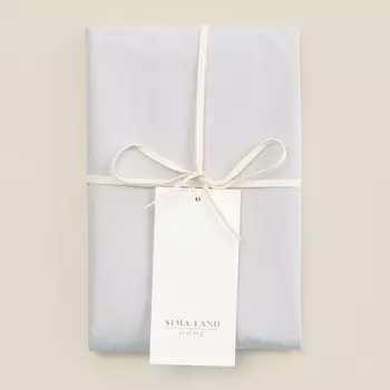 Наволочка 300ТС SL Home Percale 7070+3 см, серый, 100% хлопок