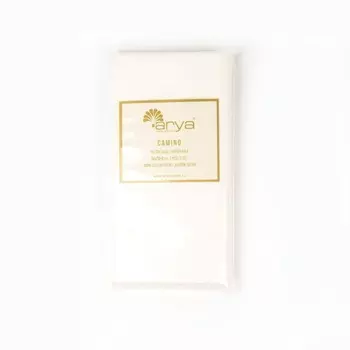 Наволочка Arya Home Camino, размер 70x70 см, цвет экрю, 2 шт