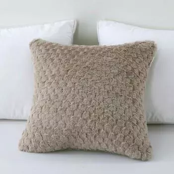 Наволочка «Аврил», размер 45х45 см, цвет бежевый