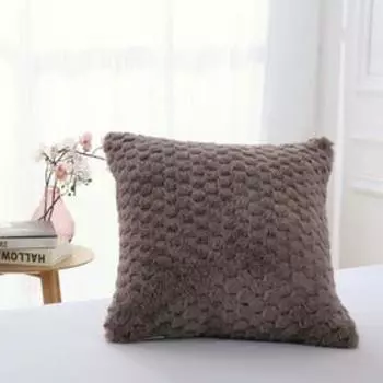 Наволочка «Аврил», размер 45х45 см, цвет мокко