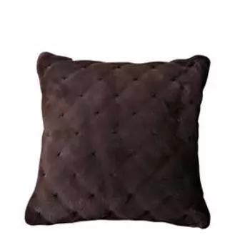 Наволочка «Бернард», размер 45х45 см, цвет шоколадный