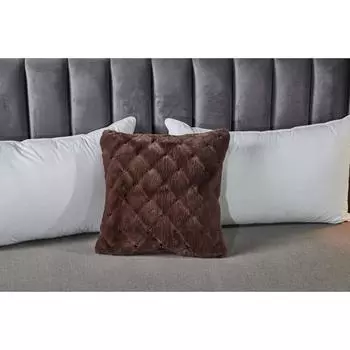 Наволочка «Бернард», размер 45х45 см, цвет шоколадный