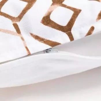 Наволочка декоративная 40х40 см, Ethnos powdery, 100% хлопок