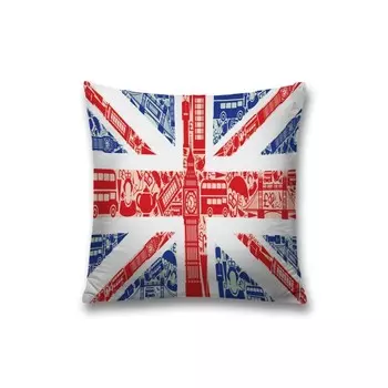 Наволочка декоративная «Английский символизм», на молнии, размер 45х45 см