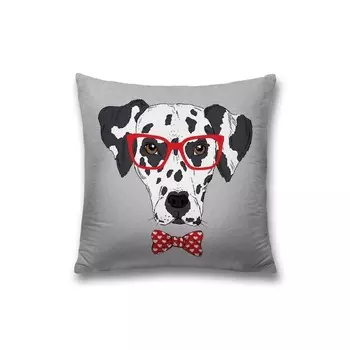 Наволочка декоративная «Стильный далматинец», на молнии, размер 45х45 см
