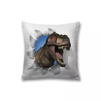 Наволочка декоративная «Нападение динозавра», на молнии, размер 45х45 см
