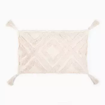 Наволочка декоративная «Этель» Бохо, 30х50 см, цвет молочный, 100% хлопок