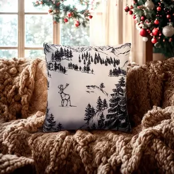 Наволочка декоративная «Этель. Winter landscape» 5050 см, поплин, 100% хлопок