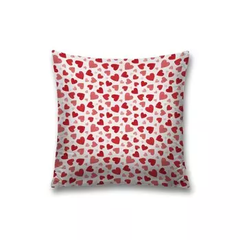 Наволочка декоративная «Сердечки», на молнии, размер 45х45 см
