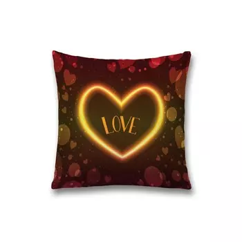 Наволочка декоративная «Love», на молнии, размер 45х45 см