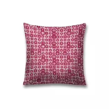 Наволочка декоративная «Панно в цветочек», на молнии, размер 45х45 см