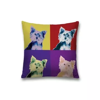 Наволочка декоративная «Эффектный пес», на молнии, размер 45х45 см