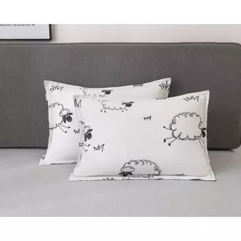 Наволочка «Долли», размер 50х70 см - 2 шт, цвет белый