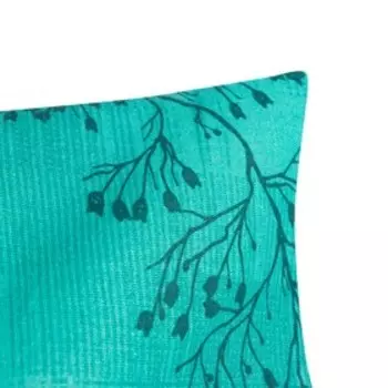 Наволочка Экономь и Я 70х70 «Ботаника» цвет мятный, 120 гр/м2,100%хлопок,бязь