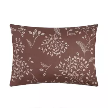 Наволочка Экономь и Я "Барбарис" цвет коричневый, 50х70 см, 100% хлопок, бязь, 100 гр/м2
