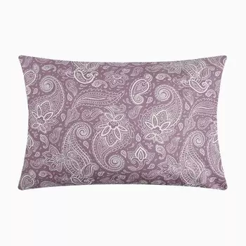 Наволочка Экономь и Я "Огурцы"цв.сиреневый, 50*70 см, 100% хлопок, бязь, 120 гр/м2