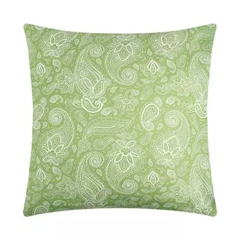 Наволочка Экономь и Я "Огурцы" цвет оливковый, 70х70см, 100% хлопок, бязь, 100 гр/м2