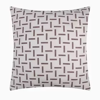 Наволочка Экономь и Я "Штрихи" цвет серый, 70х70 см 100% хлопок, бязь, 100 гр/м2