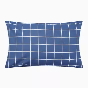 Наволочка Экономь и Я "Таттерсол" цв.синий, 50*70 120 гр/м2,100%хлопок,бязь