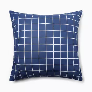 Наволочка Экономь и Я "Таттерсол" цв.синий, 70*70 120 гр/м2,100%хлопок,бязь