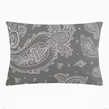 Наволочка Экономь и Я "Узоры востока" цв.графит, 50*70 120 гр/м2,100%хлопок,бязь