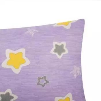 Наволочка Экономь и Я «Звездочки» цв. сиреневый, 50*70±3 см,бязь 100 гр/м2