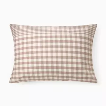 Наволочка Этель Beige cage 50*70см, 100% жатый хлопок, 140 г/м