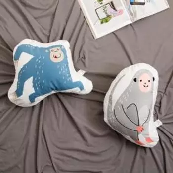 Наволочка декоративная Этель «Мартышка», 36х46 см, велюр, 100% полиэстер