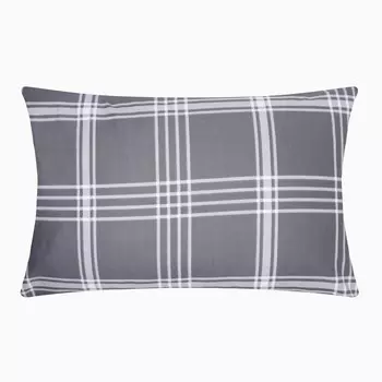Наволочка LoveLife Square gray, 50*70, 100%хлопок, сатин, 125г/м