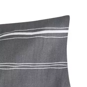 Наволочка LoveLife "Темно-серая полоса", 50*70см, 100%хлопок, сатин, 125г/м²