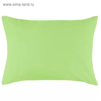 Наволочка на молнии, размер 70х70 см, цвет лайм
