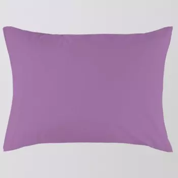 Наволочка на молнии, размер 70х70 см, лиловый, сатин