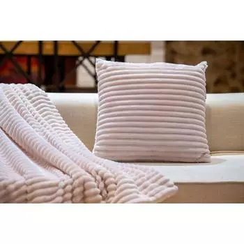 Наволочка «Полоса», размер 45х45 см, цвет пудровый