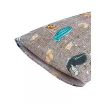 Наволочка, размер 40х60 см, принт путешественники